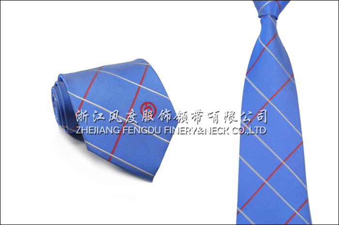 中国银行 色织涤丝领带