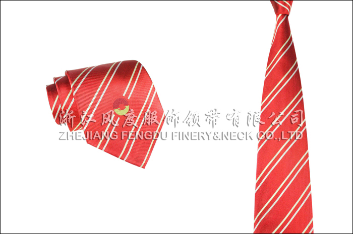 江南农村商业银行 色织真丝领带