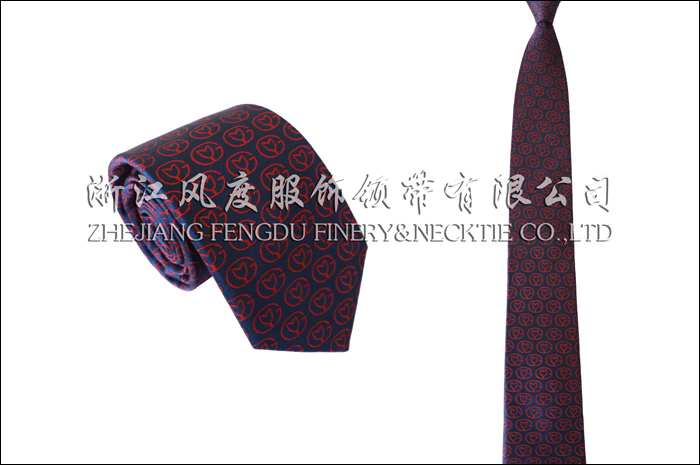 中国大礼堂 色织真丝领带